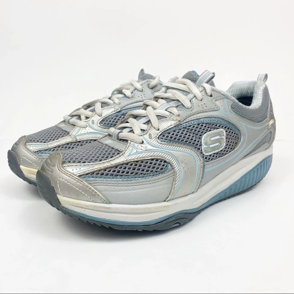 Skechers‎ Silver Shape Ups Size 8.5
